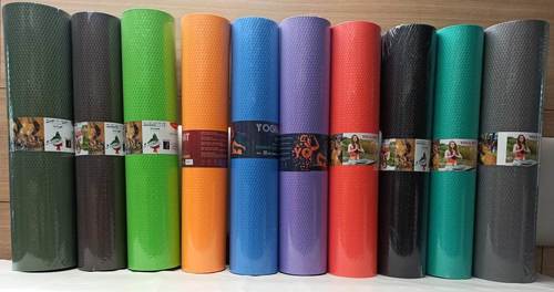 Multi Colors Rubber Yoga Mat
