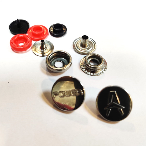 Round Plastic And Metal Snap Buttons