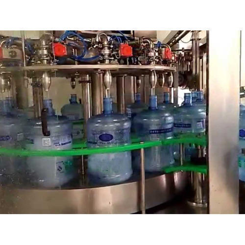 Semi Automatic 40 Ltr Jar Washing Filling Capping Machine
