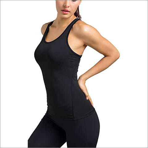 Women's Workout Vest Compression Racerback Stretch Tank Top
