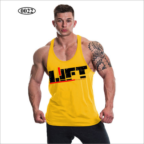 Printed Men'S Lift Tank Tops Muscle Gym Bodybuilding Vest