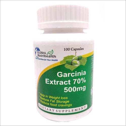 500 mg 70 Percent Garcinia Extract Capsules