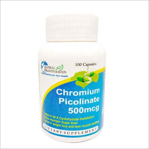 500 mcg  Chromium Picolinate Capsules