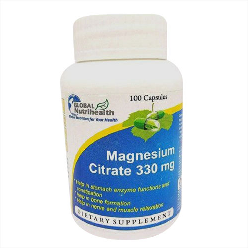 330 Mg Magnesium Citrate Capsules Normal Temperature