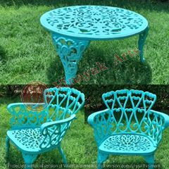 Cast Iron Chair and Table By VINAYAK ARTS