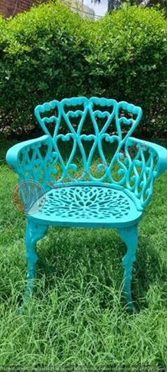 Cast Iron Chair and Table