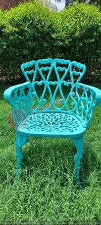 Cast Iron Chair and Table