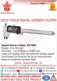 Gold Tool Digital Vernier Caliper