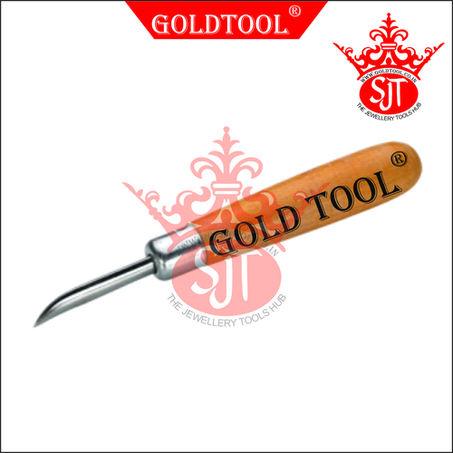 High Performance Gold Tool Curved Burnisher