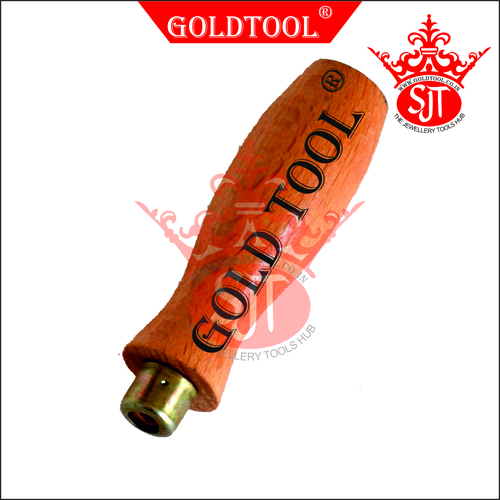 Gold Tool File Handle Wood Steel Die