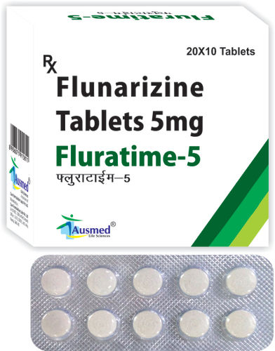 Flularizine Dihydrochloride Bp  Eq.To Flunarizine  5Mg./Fluratime-5 General Medicines