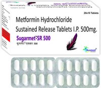 Metformin Hydrochloride IP 500 mg./SUGARMET-500