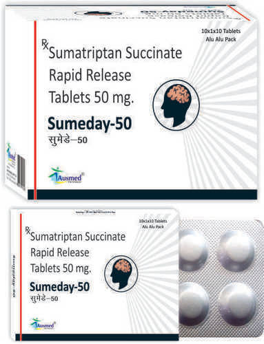 Sumatriptan Succinate Bp Eq. To Sumatriptan 50 Mg./Sumedy-50 General Medicines