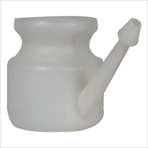 White Plastic Jala Neti Pot