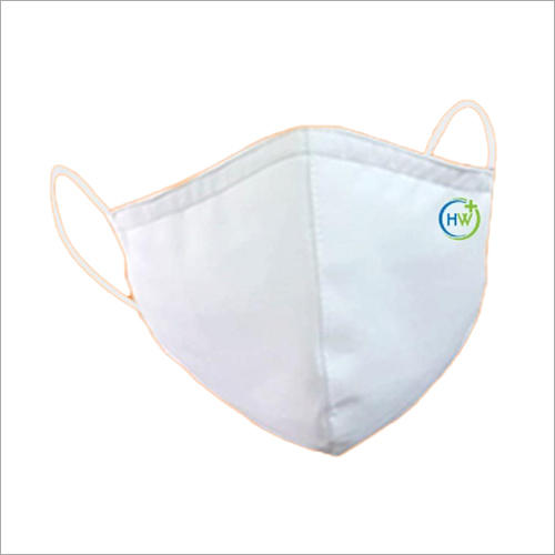 Antiviral Face Mask - Super Soft Cotton, Standard Size, White | Sitra Certified, 6+ Layer Filtration, Silver Technology, Reusable, Easy Breathability