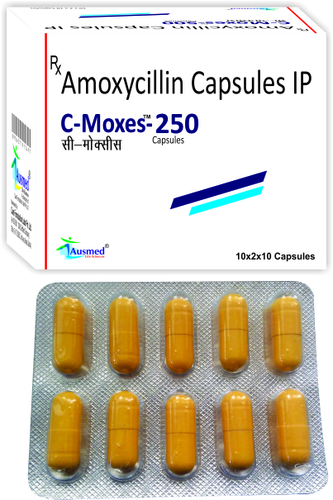 Amoxycillin Trihydrate IP  250 mg./C-MOXES-250