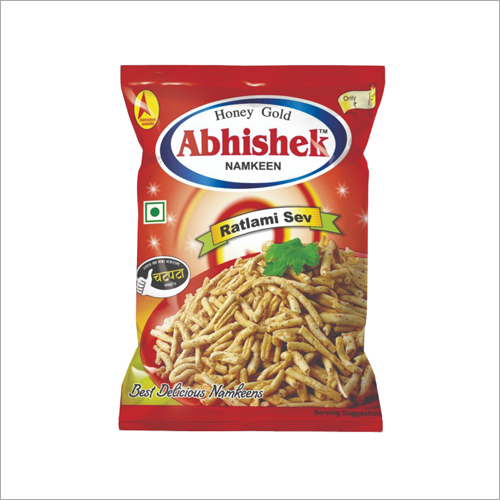 Ratlami Sev Namkeen - Small Crunchy Snack , Salty & Spicy Flavor with Quality Ingredients and Advanced Technology