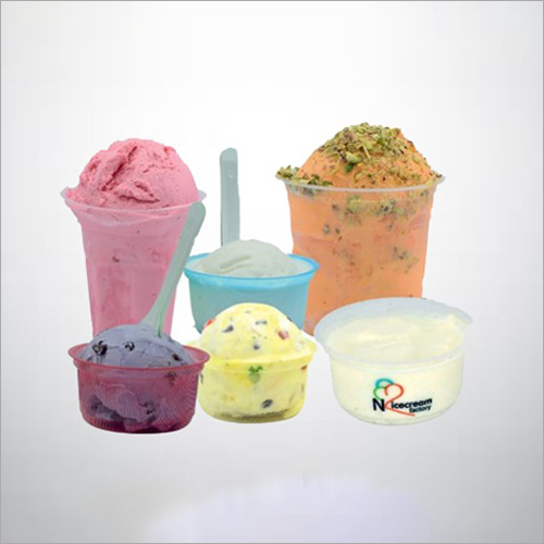 Transferent Ice Cream Cups