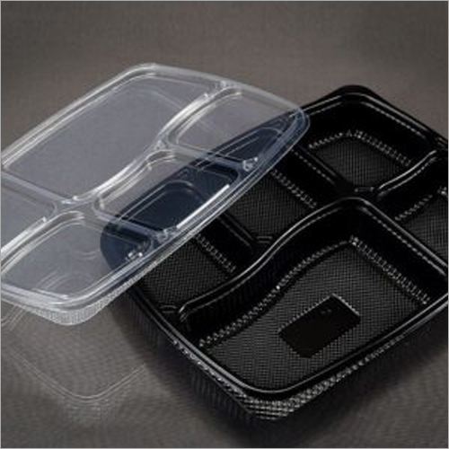 Transparent Disposable Plastic Meal Tray