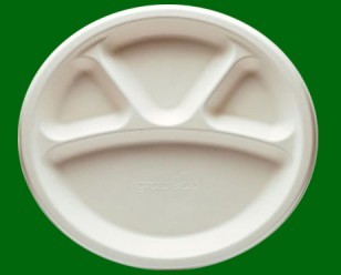 Natural Biodegradable 4 Cp Plate