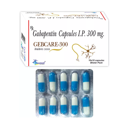 Gabapentin I.P. 300 mg./GEBCARE-300