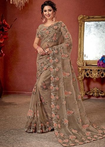 Party Wear Engagement Sarees