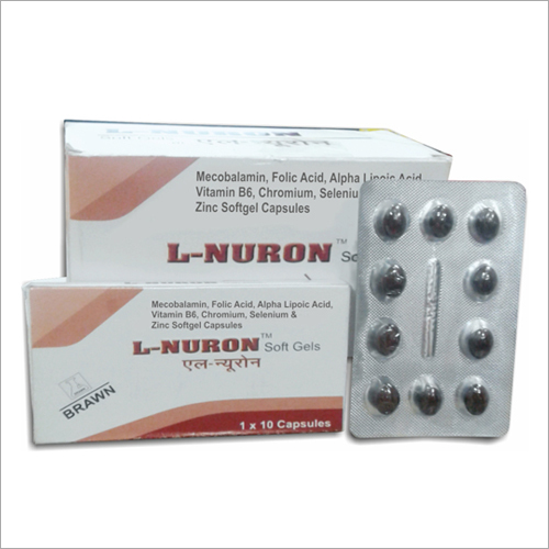 Mecobalamin Folic Acid Alpha Lipoc Acid Vitamin B6 Chromium Selenium And Zinc Softgel Capsules