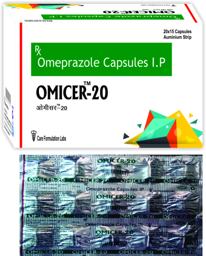 Omeprazole- IP 20mg./OMICER-20