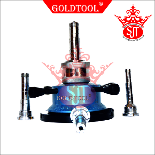 Gold Tool Ring Expanding With Round Base