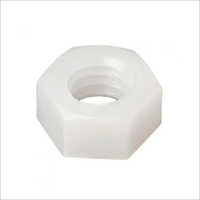 Nylon Nuts - Nylon, Different Sizes Available, White | Rigid Hardness Ideal For Versatile Applications In Mechanical Assembly