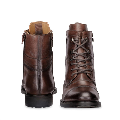 Mens Lace Up  Long Boots