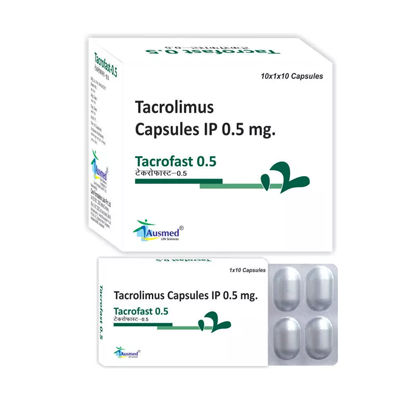 Tacrolimus Ip 0.5Mg./Tacrofast-0.5 General Medicines