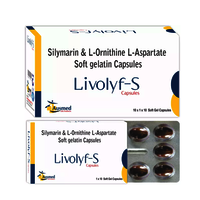 Silymarin  +  L-Ornithine + L-Aspartate Soft gelatin Capsules/LIVOLYF-S