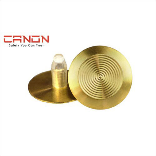 Brass Tactile Stud Size: 35 X 25 X 4.5 Mm