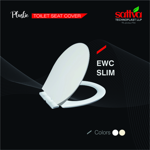 EWC Slim Plastic Toilet Seat Cover