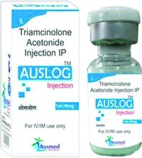 Triamcinolone Acetonide  I.P. 40 mg. + Benzyl Alcohol  I.P. 0.9% w/w/AUSLOG