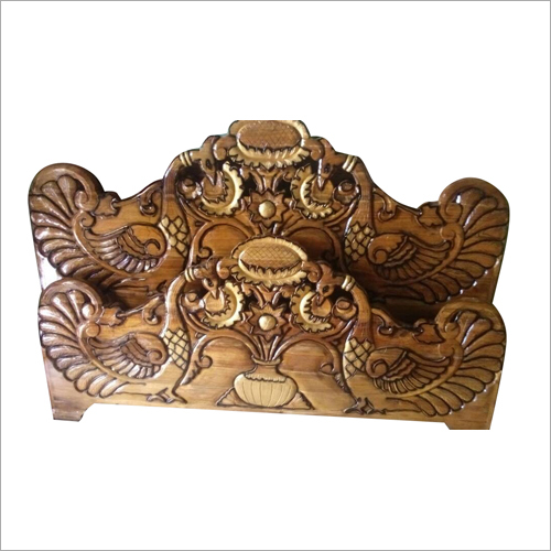Wooden Carving Bed Headboard