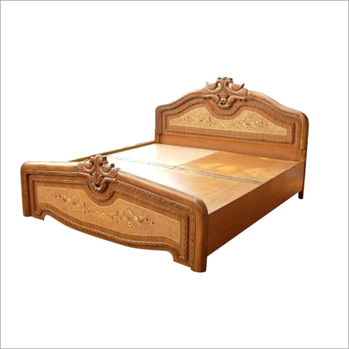 Teak Wooden Double Bed
