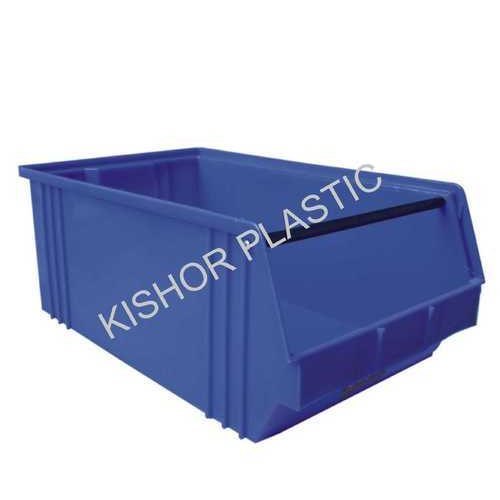 Blue Plastic Bin