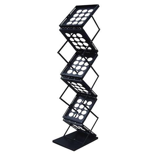 Mild Steel Ms Magazine Stand  For School, Offices, College, Library - Design: Classic