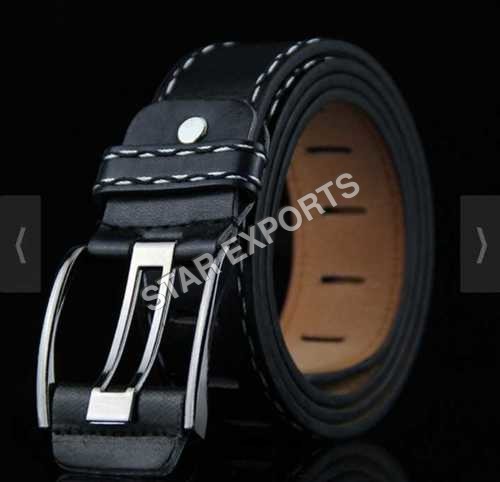 Black Leather belts By STAR EXPORTS