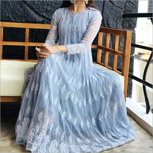 Ladies Anarkali Suit - Premium Cotton Blend, Full Sleeves, Multiple Prints & Patterns | Instant Charm, Perfect Fit, All-Season Wear