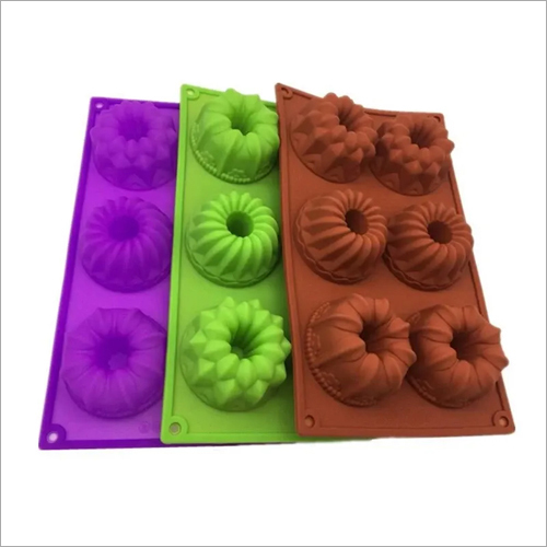 6PC Silicon Cake Mould