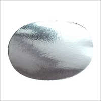 Round Aluminium Container Paper Lid - Premium Quality Paper, Available In Various Sizes, Silver Color, Disposable Packaging Solution