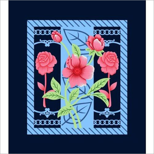 Floral Print Fleece Blanket