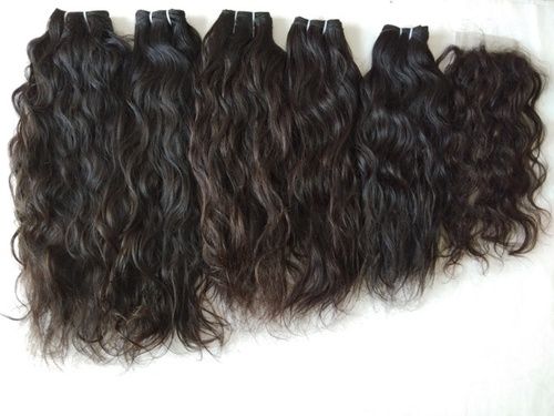 Natural Silky wavy Virgin Human Hair best hair extensions