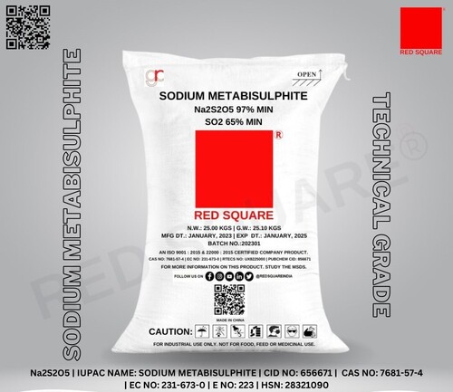 Sodium Metabisulphite Cas No: 7681-57-4