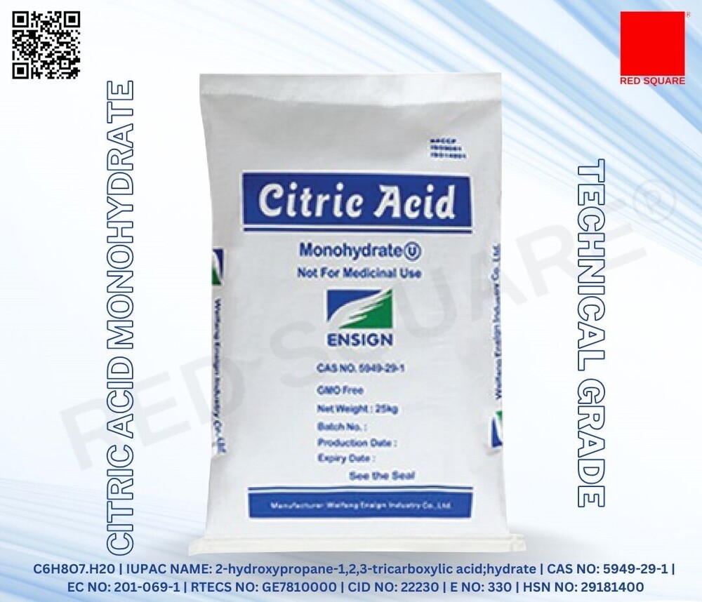 Citric Acid Monohydrate - Application: Industrial