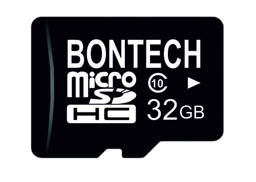 Bontech 32gb Memory Card With 6 Month Guarantee