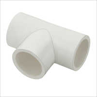 Upvc Pipe Tee - Standard Size | Eco-friendly White Pipe Connection, Male, High-temperature Resistance Up To 60â°c For Cold Water Applications
